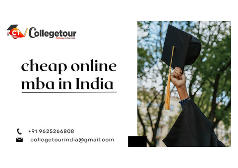 cheap online mba in India