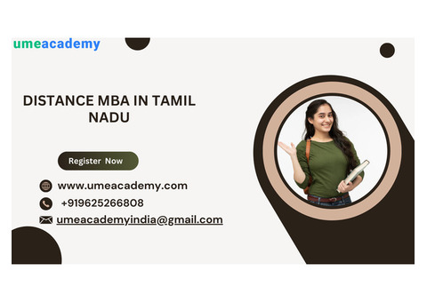 DISTANCE MBA IN TAMIL NADU