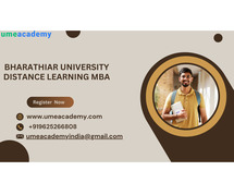 BHARATHIAR UNIVERSITY DISTANCE LEARNING MBA