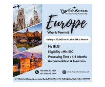 Europe work visa consultant Hyderabad | Visa Tech Overseas