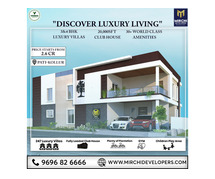 premium villas in kollur | 3BHK Duplex villas
