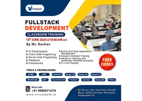 Full Stack Development ClassRoom Training Free Demo