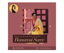 Buy Exquisite Banarasi Sarees Online at Chowdhrain