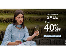 End of Season Sale, Flat 40% OFF on Latest Collection