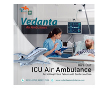 For Risk-Free Transfer Patent Choose Vedanta Air Ambulance Service in Indore