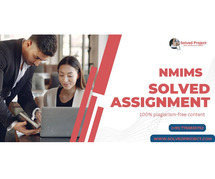 Get Expert Solutions for Your NMIMS Assignments!