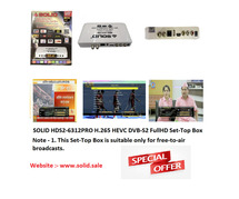 SOLID HDS2-6312PRO H.265 HEVC DVB-S2 FullHD Set-Top Box