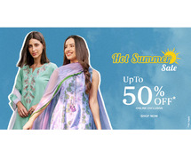 Hot Summer Sale Upto 50% OFF Online Exclusive At SHREE