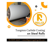 Tungsten Carbide Coating on Steel Rolls