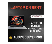 Laptop On  Rent Starts At Rs.899/- Only In  Mumbai
