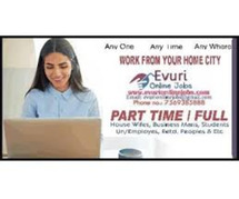Online Jobs Part Time Jobs Home Based Online jobs Data Entry Jobs Without Investment.