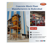 Concrete Block Plant Manufacturers in Hyderabad