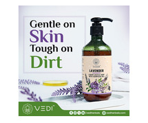 Buy Lavender Liquid Soap With Hempseed Oil for Skin - Vedi Herbals