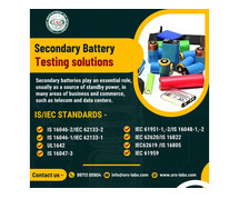 Secondary Battery and Cell Testing Labs in Noida