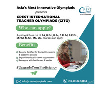Register Now For CREST International Teacher Olympiad Exam!