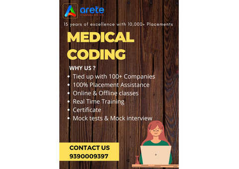Medical coding training with 100% placement assistance