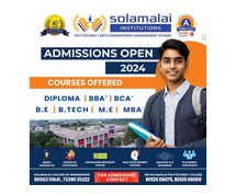 Computer Science and Engineering Course Admissions Open at Solamalai College of Engineering