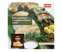 Papad | Buy Urad Dal Papad Online | Priya Foods