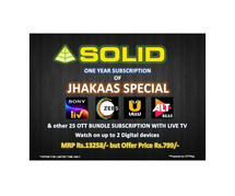 SOLID JHAKAAS SPECIAL PACK – 29 Apps & 300+ Channels