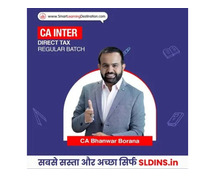 CA Inter Direct Tax Regular Batch By CA Bhanwar Borana