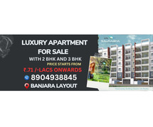1505 Sq.Ft Flat with 3BHK For Sale in Banjara Layout