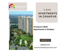 Premium 3 BHK Apartments in Zirakpur