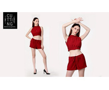 Explore The Beautiful Red Coord Set By The Cutting Story