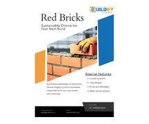 Durable Red Clay Bricks at Great Prices - Buildify
