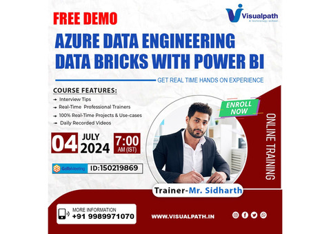 FreeDemo On AzureDataEngineering with DataBricks with PowerBi