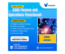 D365 Finance and Operations Online Training | Hyderabad