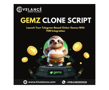 Gemz Game Clone Script: Launch Your Telegram-Based Clicker Games With TON Integration