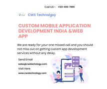 Custom Mobile Application Development India | Web App