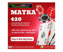 Risk And Reward: The High Stakes Of Matka 420 Gaming