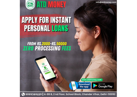 Need Cash Fast? Get Immediate Loans in India with ATD Money