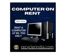 Laptop On  Rent Starts At Rs.700/- Only In  Mumbai