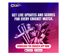 Download Cricx24 App for the Live Cricket Updates