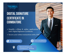 Digital Signature Certificate in Coimbatore
