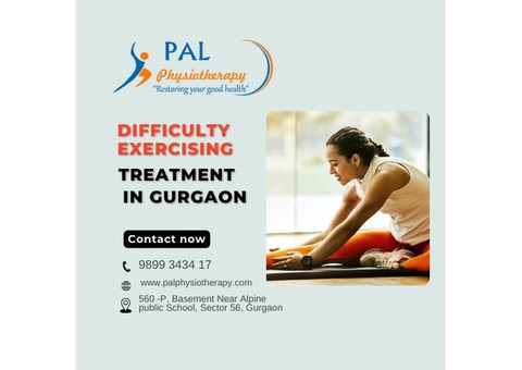 Difficulty Exercising treatment in Gurgaon