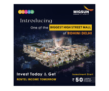 Migsun Rohini Central Commercial Projects Sector 22 Rohini Delhi