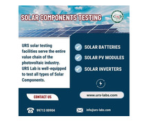 Top Solar Components Testing Lab Services in Lucknow