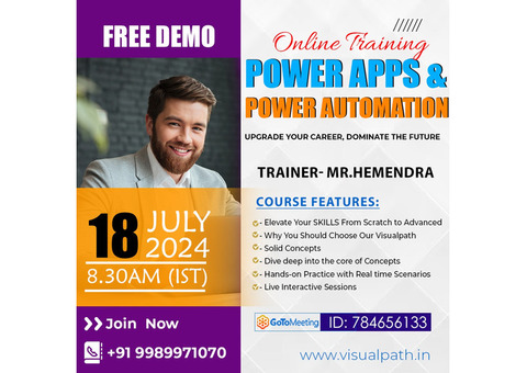 Power Apps and Power Automate Online Training Free Demo