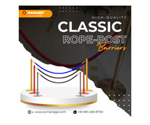 Q-Manager - Stylish Classic Rope Posts