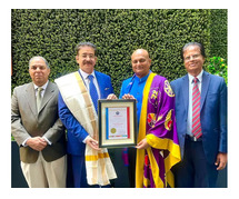 Sandeep Marwah Honored with Title “Lotus of World Peace” in the United States