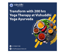 Transform with 200 hrs Yoga Therapy at Vishuddhi Yoga Ayurveda