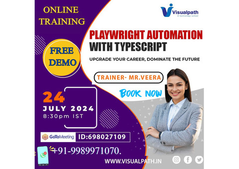 PlayWright Automation With Typescript Online Free Demo