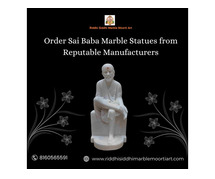 Order Sai Baba Marble Statues from Reputable Manufacturers