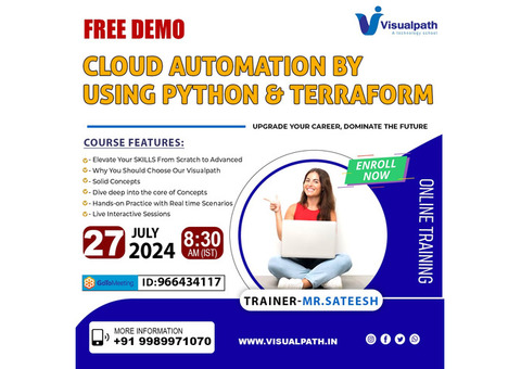 Online FREE DEMO On CloudAutomation using Python & Terraform