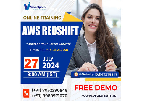 AWS Redshift Online Training Course  Free Demo - Visualpath