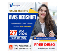 AWS Redshift Online Training Course  Free Demo - Visualpath