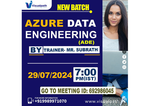Online NEW BATCH On Azure Data Engineering